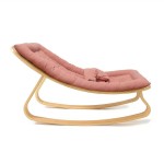 Leżaczek Levo buk Organic Bois de Rose / Charlie Crane