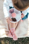 SNACK SPINNER pojemnik na przekąski, Coral Pink / GOBE