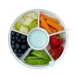 SNACK SPINNER pojemnik na przekąski, Macaron Blue / GOBE