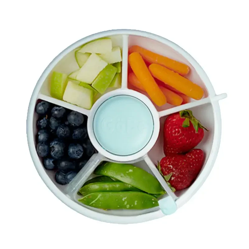 SNACK SPINNER pojemnik na przekąski, Macaron Blue / GOBE