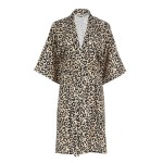 Kimono Bambusowe - LEOPARD CREAM by Magdalena Lamparska / La Millou