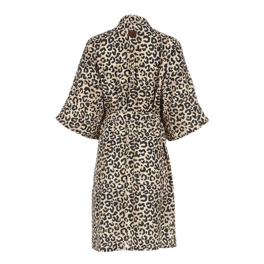 Kimono Bambusowe - LEOPARD CREAM by Magdalena Lamparska / La Millou