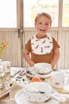 Materiałowe śliniaki Little Mateys, 5 szt. - royal blue / Lassig