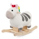 Rockin’ Zebra – pluszowa ZEBRA na biegunach / B.Toys Battat