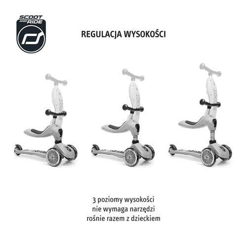 Highwaykick 1 2w1 Jeździk i hulajnoga 1-5 lat Lemon kolekcja Icecream 2020 / Scootandride