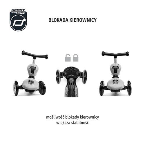 Highwaykick 1 2w1 Jeździk i hulajnoga 1-5 lat Lemon kolekcja Icecream 2020 / Scootandride