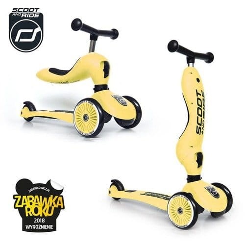 Highwaykick 1 2w1 Jeździk i hulajnoga 1-5 lat Lemon kolekcja Icecream 2020 / Scootandride