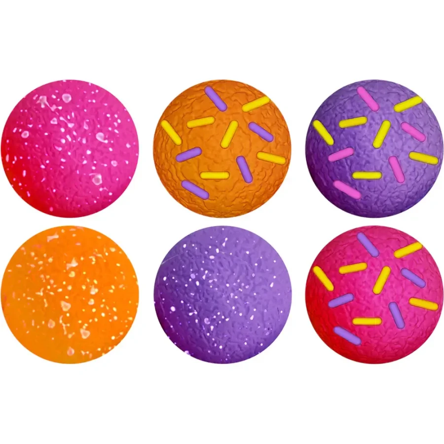 Mini gniotki sensorycze NeeDoh Dohnut Holes, 6 szt. / Schylling