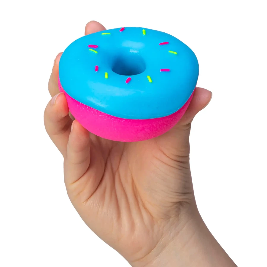 Sensoryczny gniotek z dziurką: Donuts NeeDoh / Schylling