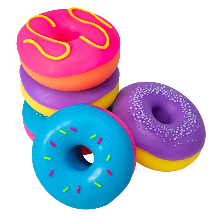 Sensoryczny gniotek z dziurką: Donuts NeeDoh / Schylling