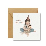 Kartka na urodziny dziewczynki - Happy Birthday Girl  / Hi Little