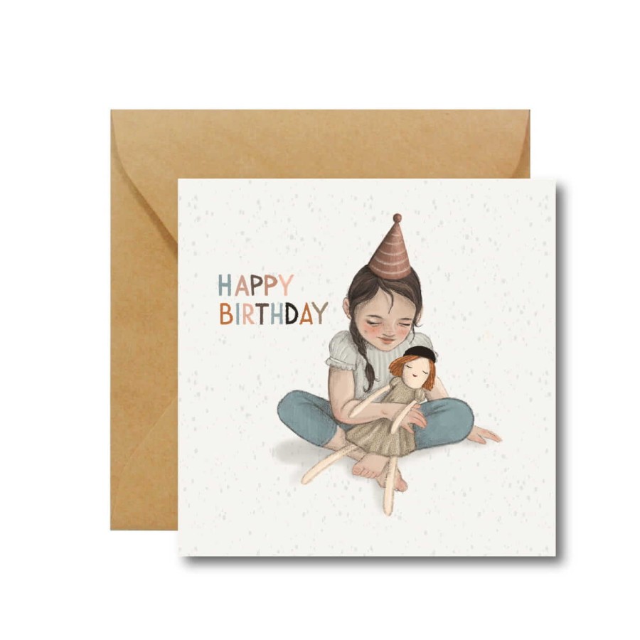 Kartka na urodziny dziewczynki - Happy Birthday Girl  / Hi Little
