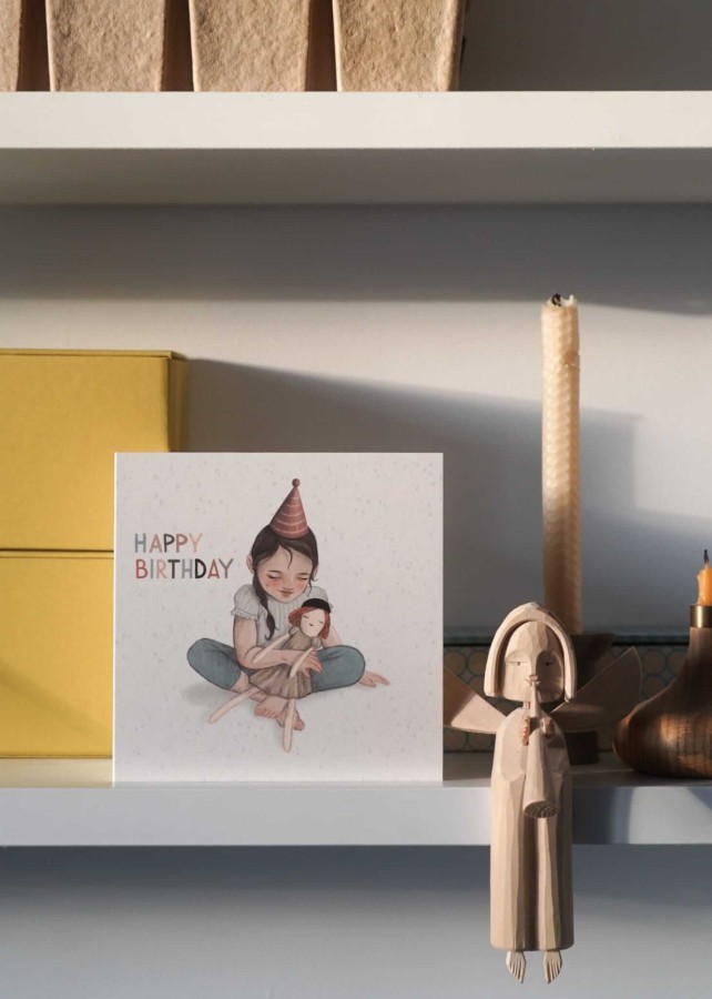 Kartka na urodziny dziewczynki - Happy Birthday Girl  / Hi Little