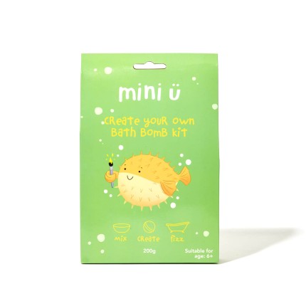 Zestaw do tworzenia musujących kul do kąpieli, 200 g / Miniu