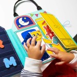 Montessori miękka książka aktywizująca - Mój Dzień / OMY