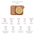 Aparat cyfrowy z drukarką dla dzieci Zoo Print - Bear / The Zoofamily