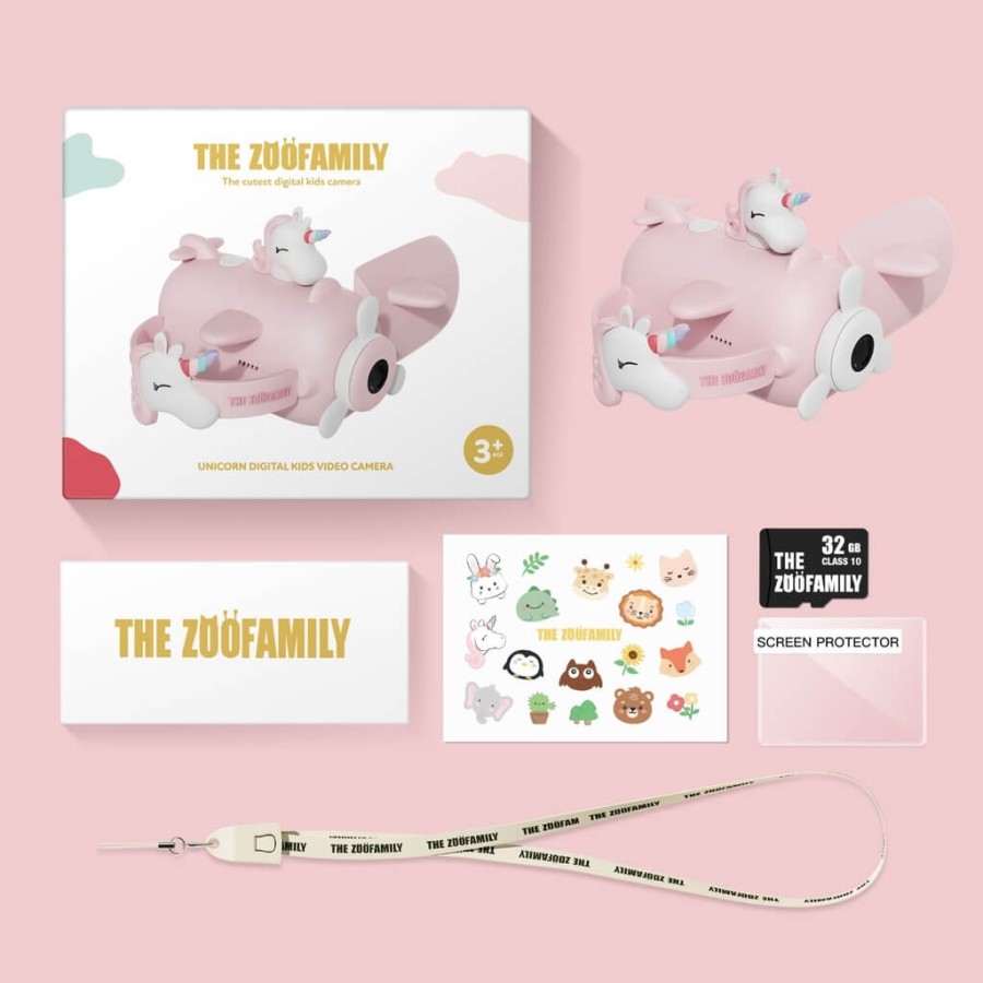 Aparat cyfrowy z kamerą dla dzieci Zoo Video - Unicorn / The Zoofamily