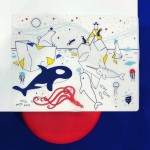 Zestaw do kolorowania z silikonową matą - On an Iceberg / Super Petit