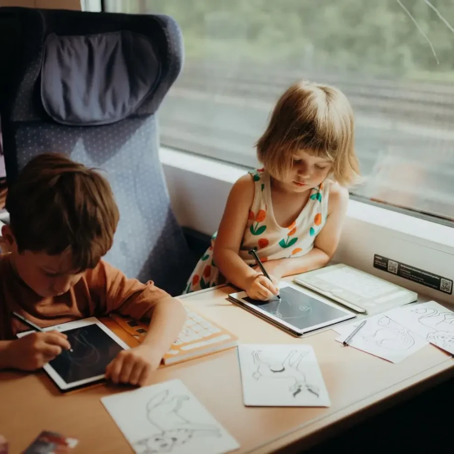 Podświetlany tablet do rysowania KIDYDRAW-MINI - dinozaury / Kidywolf