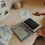 Podświetlany tablet do rysowania KIDYDRAW-MINI - ocean i piraci / Kidywolf