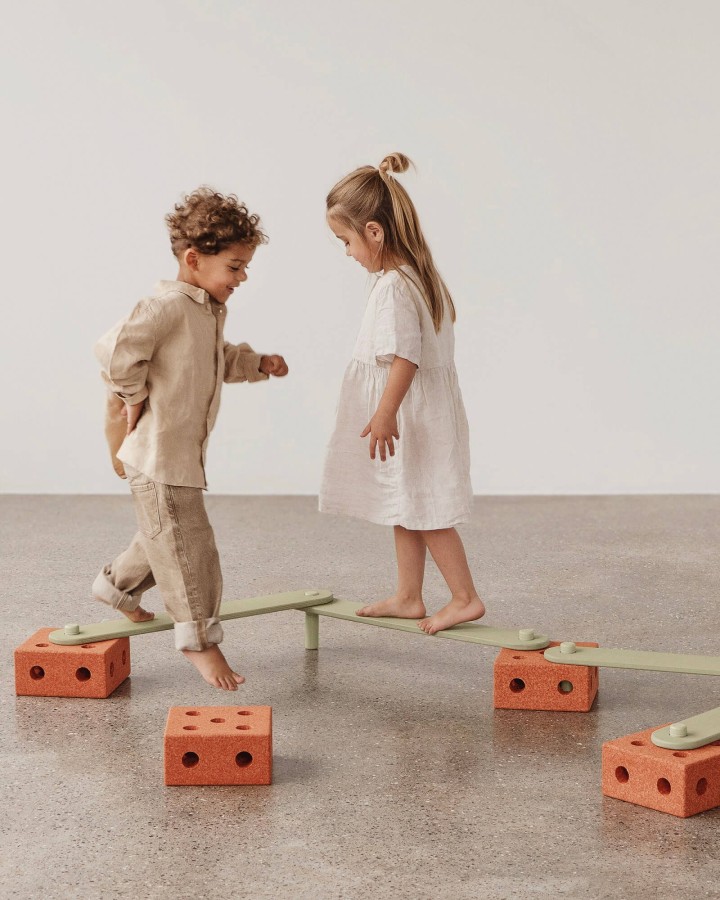 Zestaw Balance Track - Burnt Orange, Dusty Green / MODU