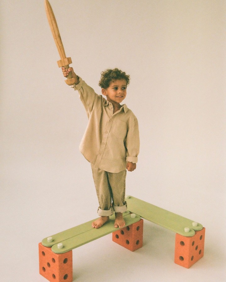 Zestaw Balance Track - Burnt Orange, Dusty Green / MODU