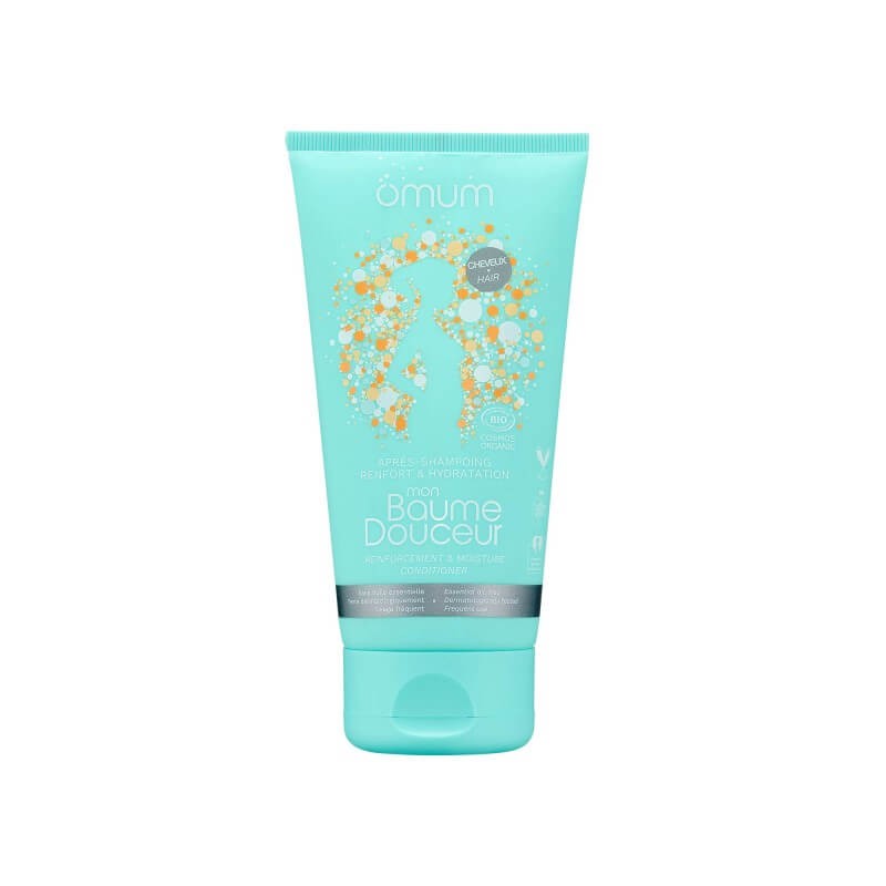 Wzmacniająca i nawilżająca odżywka do włosów, dla kobiet w ciąży i karmiących, Cosmebio, 150 ml / Omum