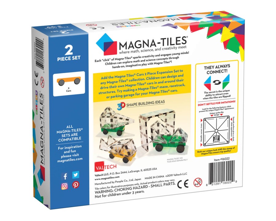 Zestaw do rozbudowy Cars 2 el. / Magna-Tiles