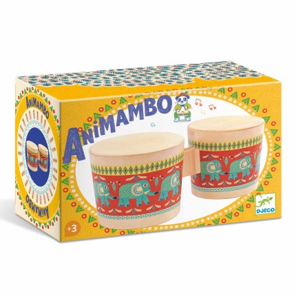 Bębny bongo instrument muzyczny / Djeco