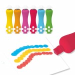 Markery stempelkowe dla maluchów 6 kol. / Djeco