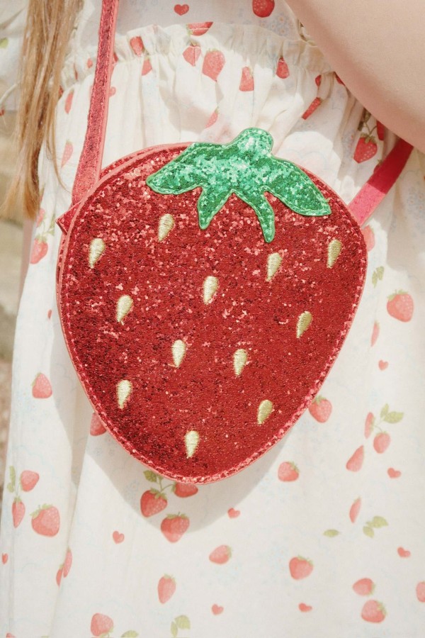 Torebka dziecięca Tut strawberry - barbados cherry / Konges slojd