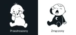 Emocje. Pierwsza książeczka malucha. Kontrastowe książeczki / Wydawnictwo Wilga