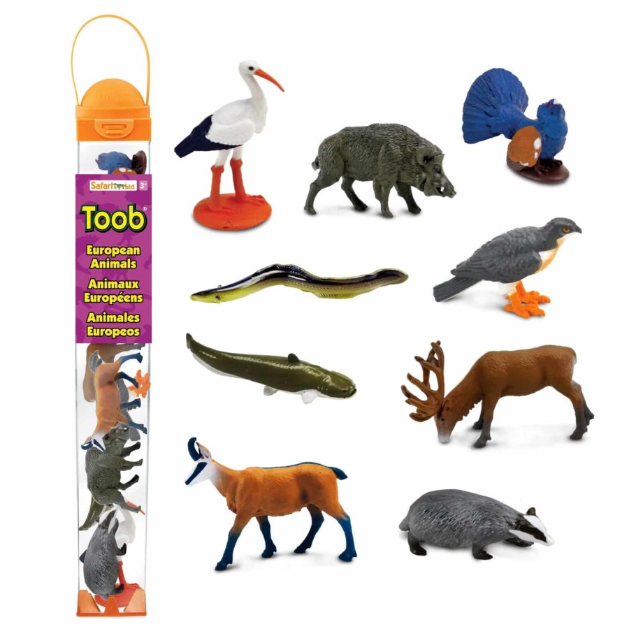 Zestaw Figurek w Tubie - Zwierzęta Europy / Safari Ltd.