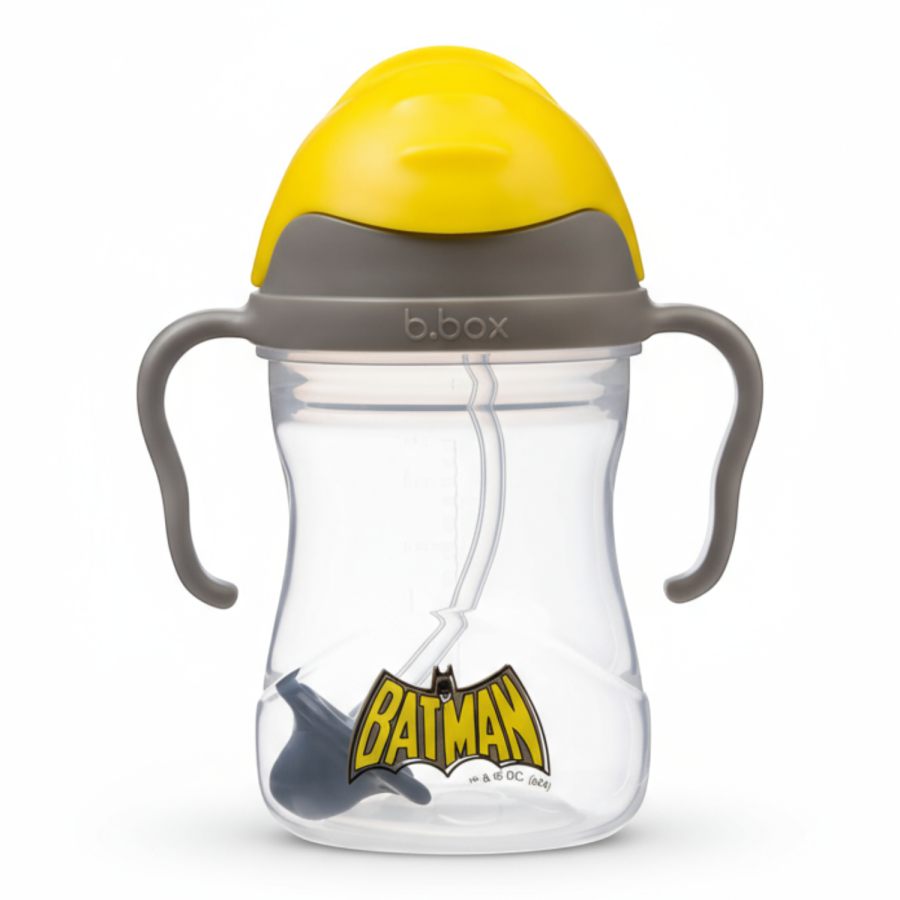 Bidon ze słomką 240 ml, Batman / b.box