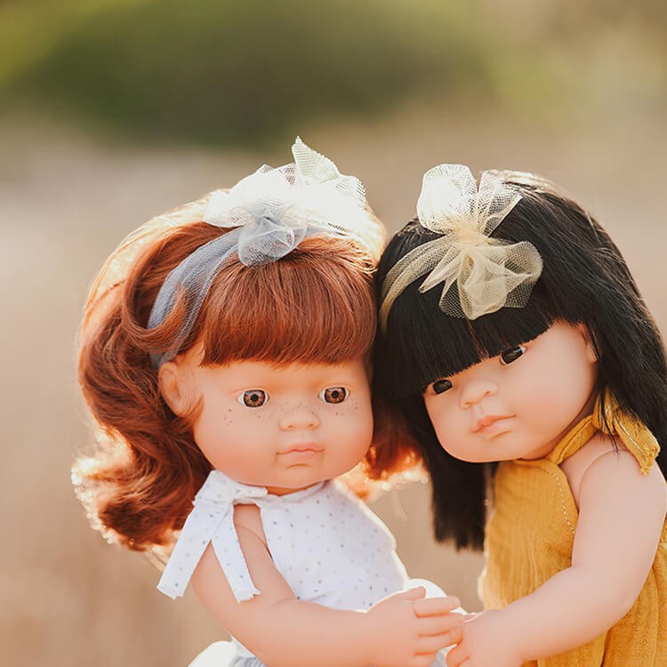 Lalka dziewczynka Europejka Rudowłosa My Friends & Me, 38cm / Miniland Doll