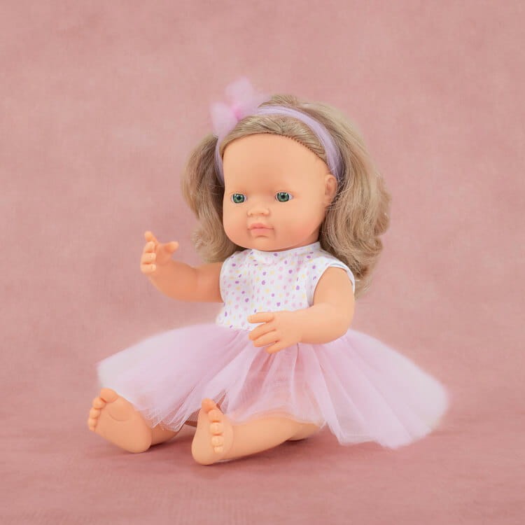 Lalka dziewczynka Europejka Ciemny Blond My Friends & Me, 38cm / Miniland Doll
