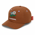 Lniana czapka z daszkiem Linen Flowers / Hello Hossy