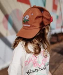 Lniana czapka z daszkiem Linen Flowers / Hello Hossy