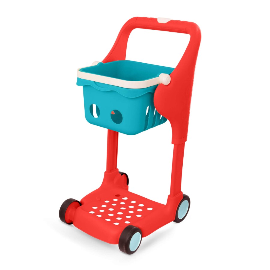 Muzyczny wózek zakupowy - światło i dźwięk - wersja czerwona / B.Toys