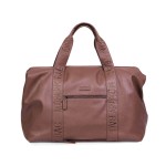 Torba Mommy Bag Signature Vegan Leather Dark Brown / Childhome