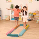 USZKODZONE OPAKOWANIE: Balance & Hop Beams – belki sensoryczne / B.Toys