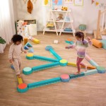 USZKODZONE OPAKOWANIE: Balance & Hop Beams – belki sensoryczne / B.Toys