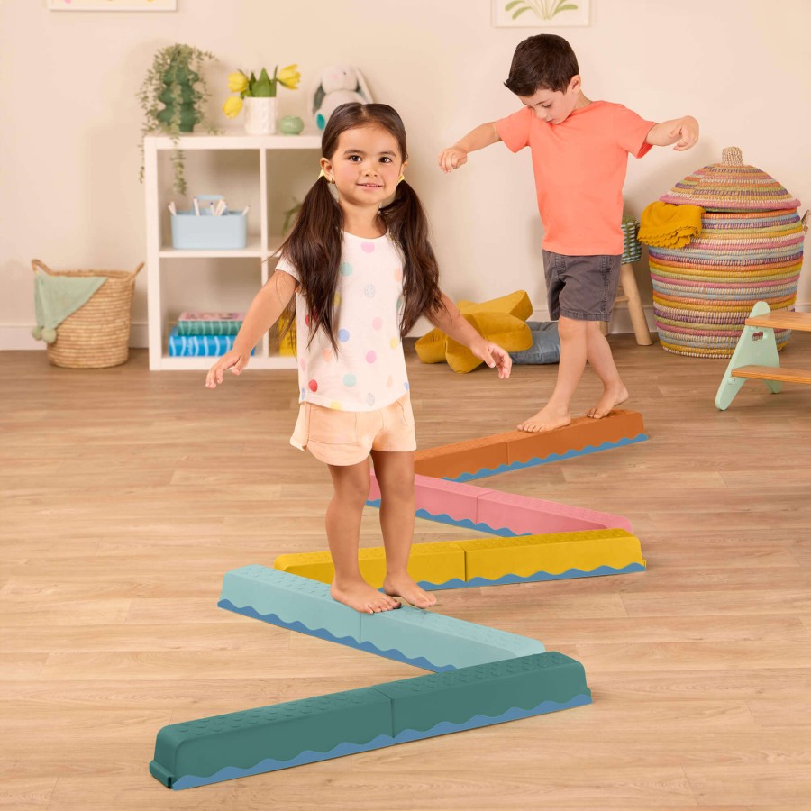USZKODZONE OPAKOWANIE: Balance & Hop Beams – belki sensoryczne / B.Toys