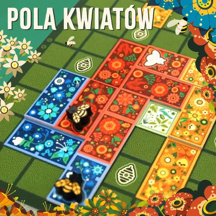 Pola kwiatów - Gra Planszowa / Wydawnictwo Nasza Księgarnia