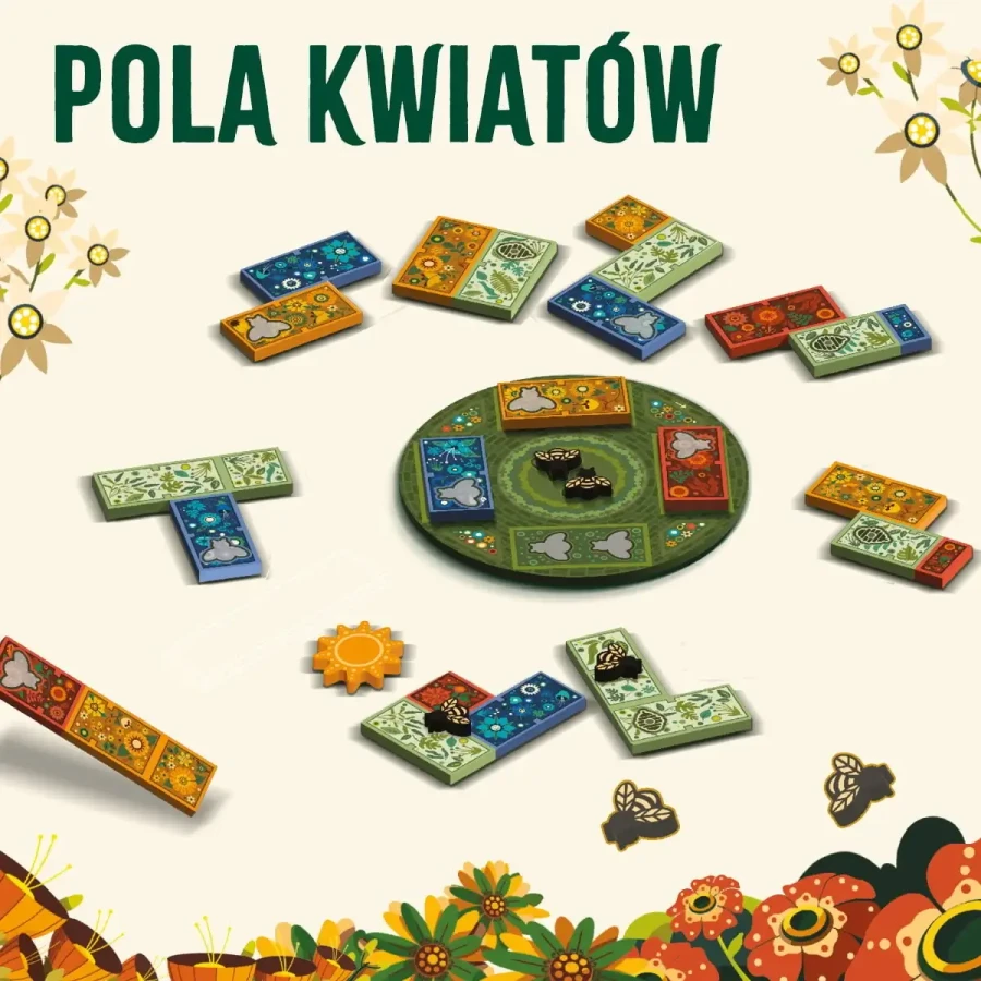 Pola kwiatów - Gra Planszowa / Wydawnictwo Nasza Księgarnia