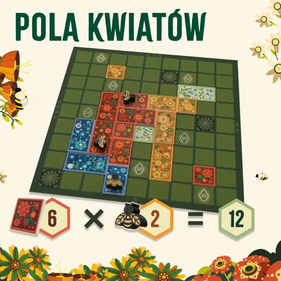 Pola kwiatów - Gra Planszowa / Wydawnictwo Nasza Księgarnia