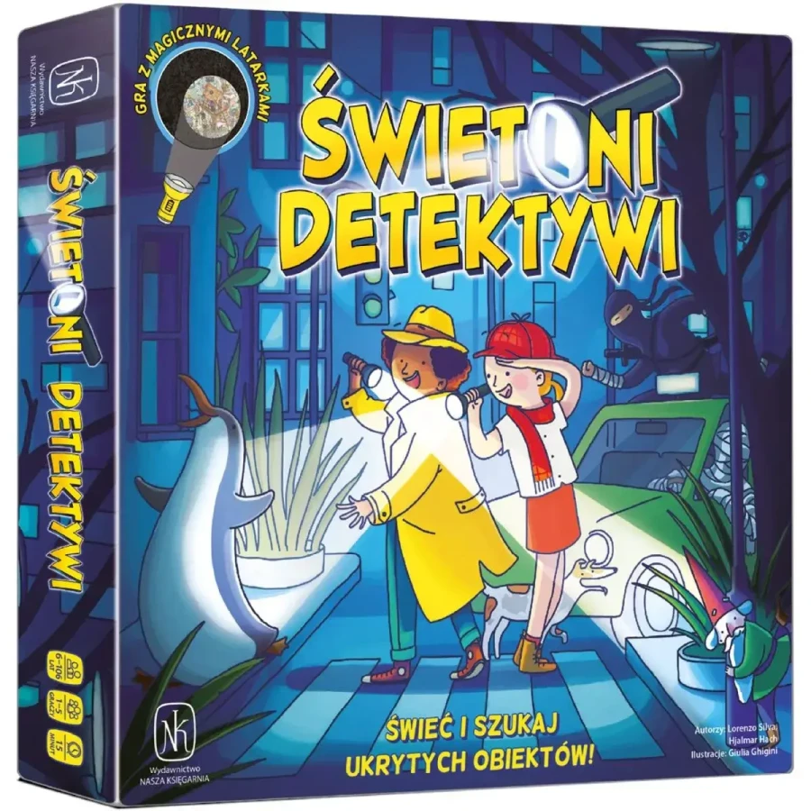 Świetlni detektywi - Gra Planszowa / Wydawnictwo Nasza Księgarnia