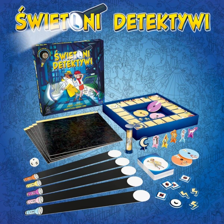 Świetlni detektywi - Gra Planszowa / Wydawnictwo Nasza Księgarnia