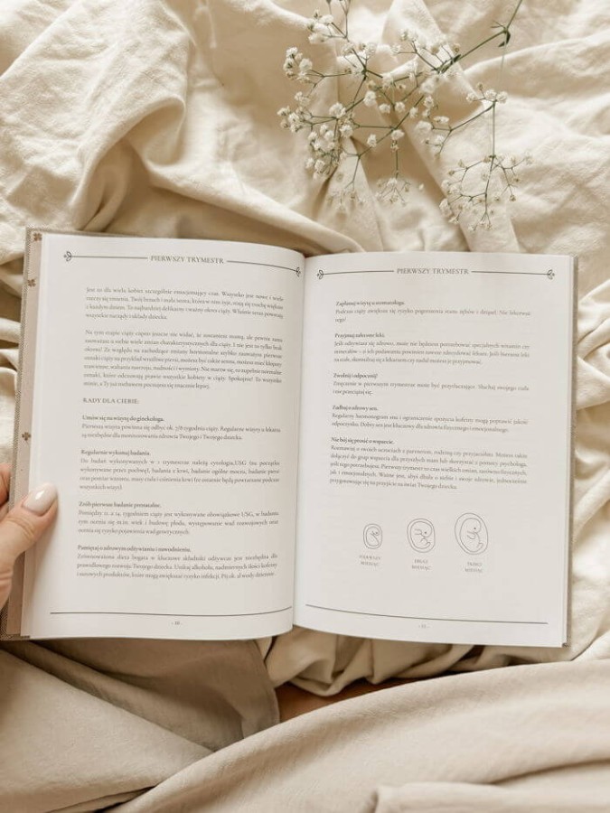 Pamiętnik ciąży - oh mama Grey Twilight / Mommy Planner