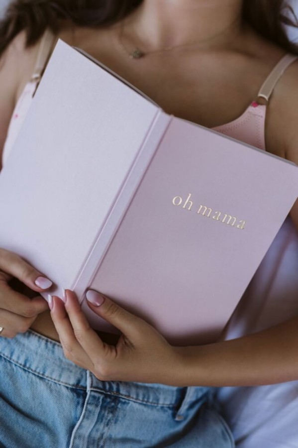 Pamiętnik ciąży - oh mama Soft Pink / Mommy Planner